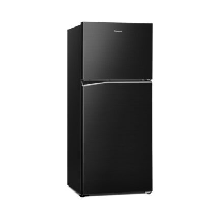 【含標準安裝】【Panasonic 國際】無邊框鋼板系列 422L 雙門變頻冰箱 K晶漾黑 NR-B421TV