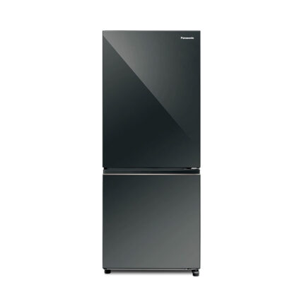 【含標準安裝】【Panasonic 國際】255公升玻璃門雙門變頻冰箱-鏡面鑽石黑 NR-B261VG-X1