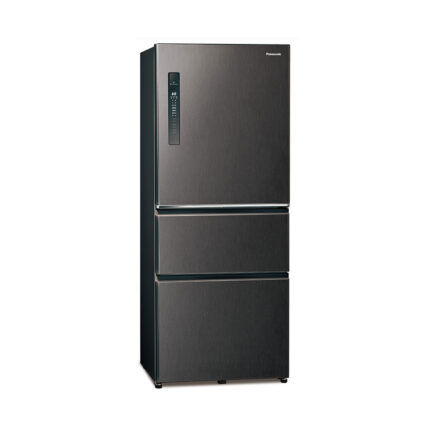 【含標準安裝】【Panasonic 國際】無邊框鋼板系列 610L 三門變頻冰箱 V絲紋黑 NR-C501XV