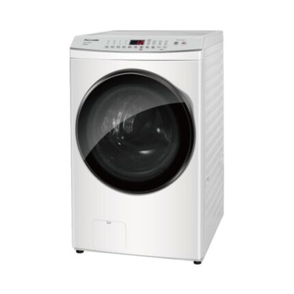 【含標準安裝】【Panasonic 國際】17kg 洗溫水變頻 滾筒式洗衣機 冰鑽白(W) NA-V170MW