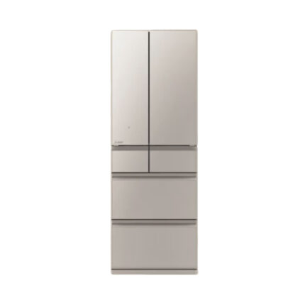 【含標準安裝】【MITSUBISHI 三菱】607L六門玻璃鏡面冰箱 星沙杏 MR-WZ61K-C-C
